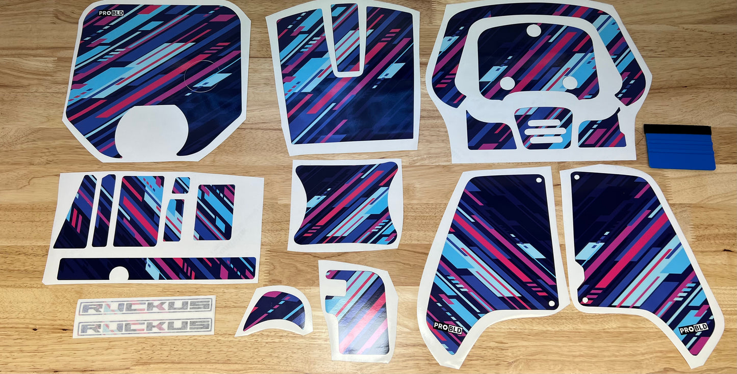 Honda Ruckus Custom Decal Graphics Kit (2003-Present) - ProBld Style