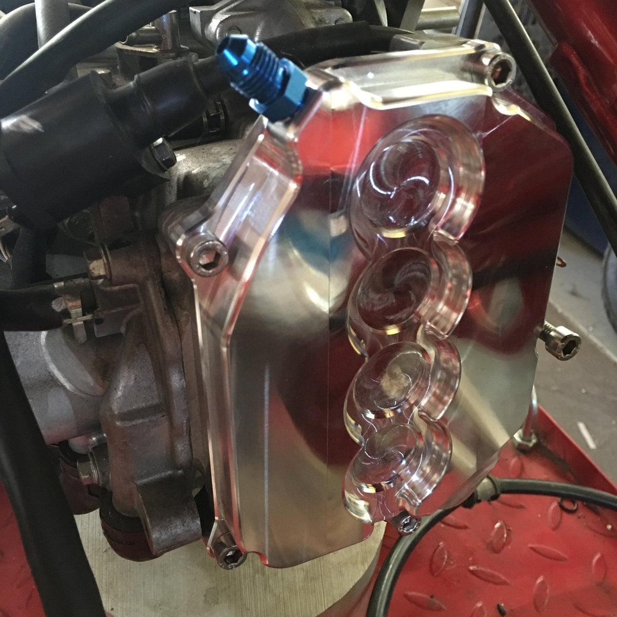 Flpp Ruckus Honda Ruckus GET Billet Valve Cover - FLP – Rolling Wrench