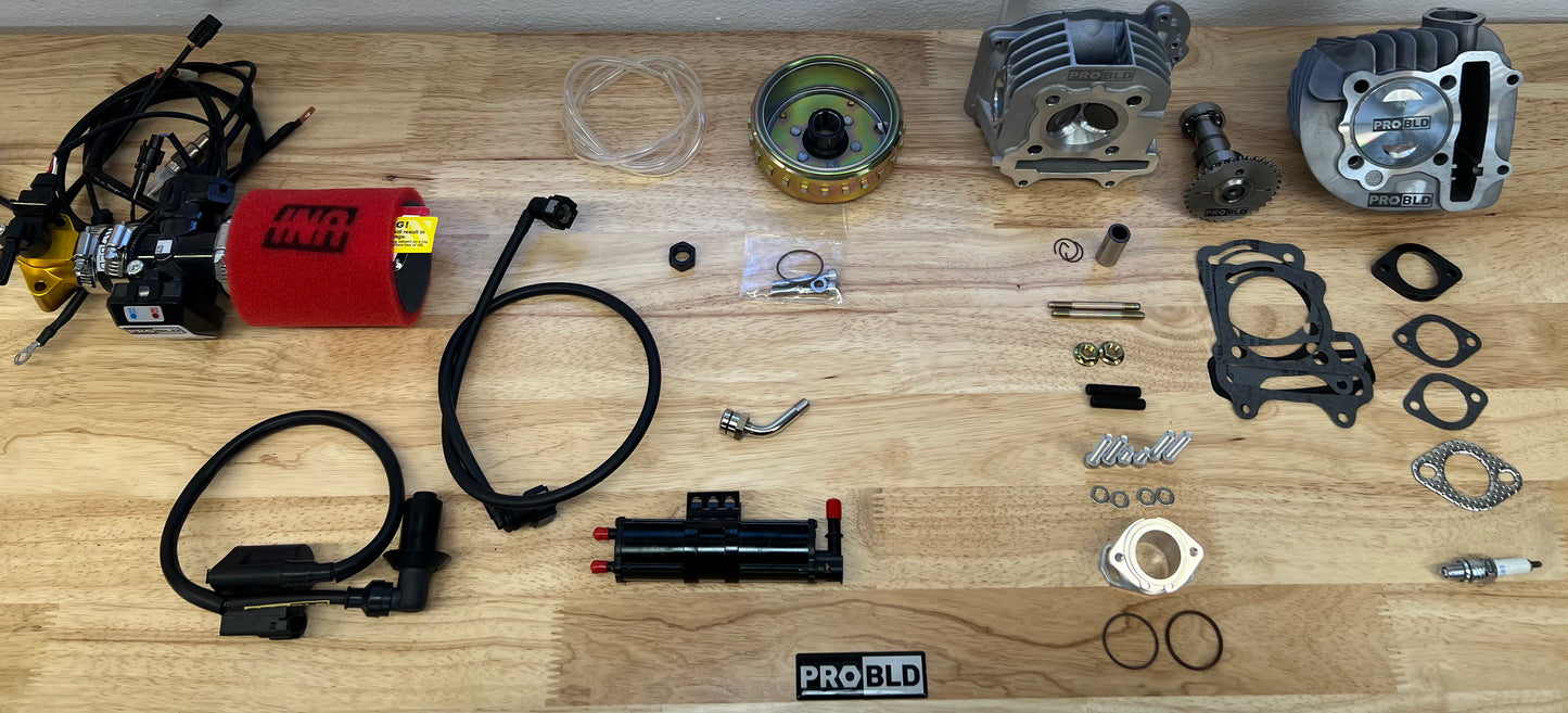 GY6 Stage 2 Engine Package - 172cc - Fuel Injection