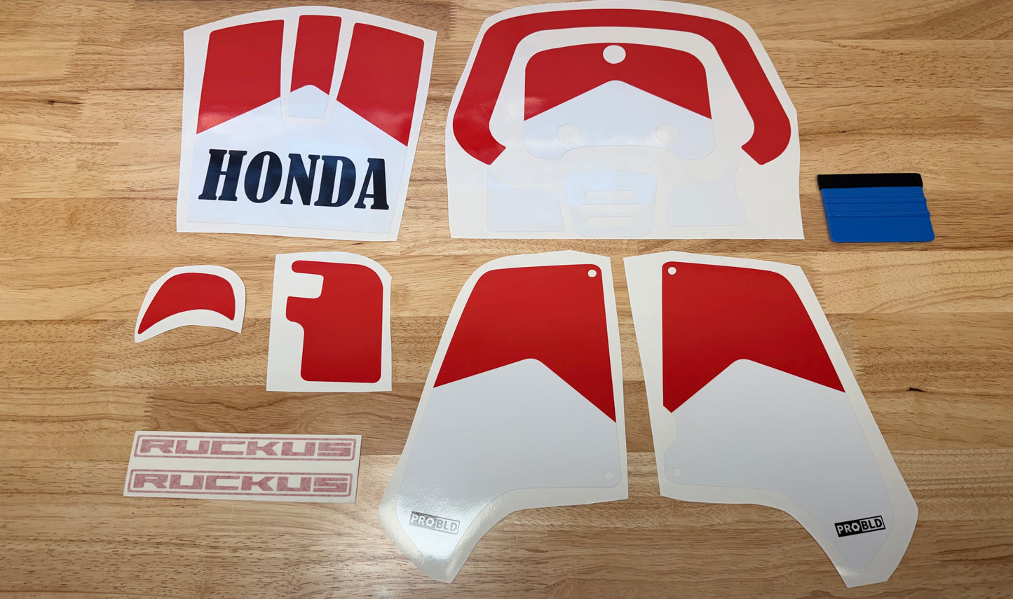 Honda Ruckus Custom Decal Graphics Kit (2003-Present) - Marlboro Style