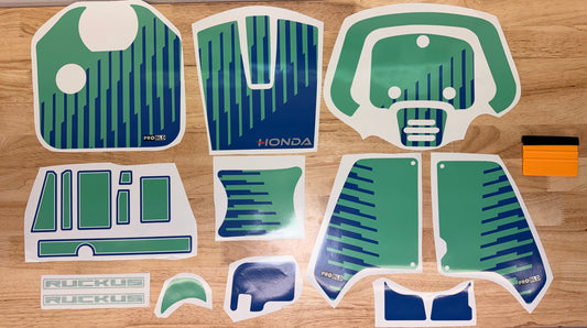 Honda Ruckus Custom Decal Graphics Kit (2003-Present) - Falken Style