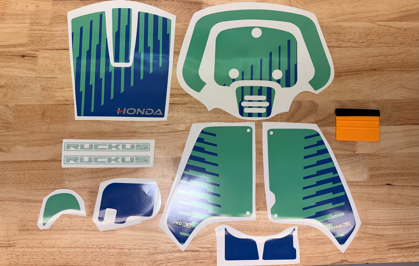 Honda Ruckus Custom Decal Graphics Kit (2003-Present) - Falken Style