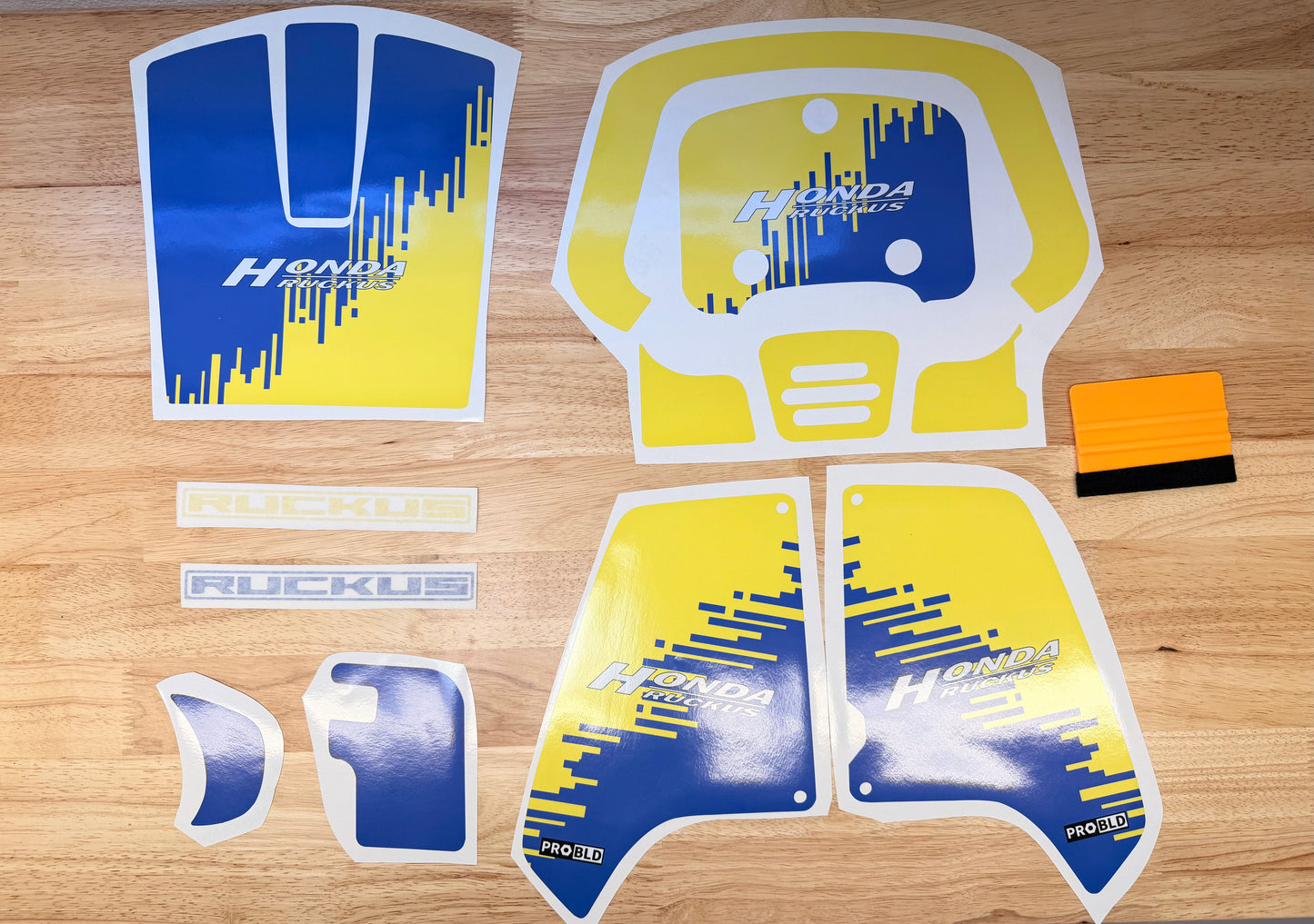 Honda Ruckus Custom Decal Graphics Kit (2003-Present) - Spoon Style