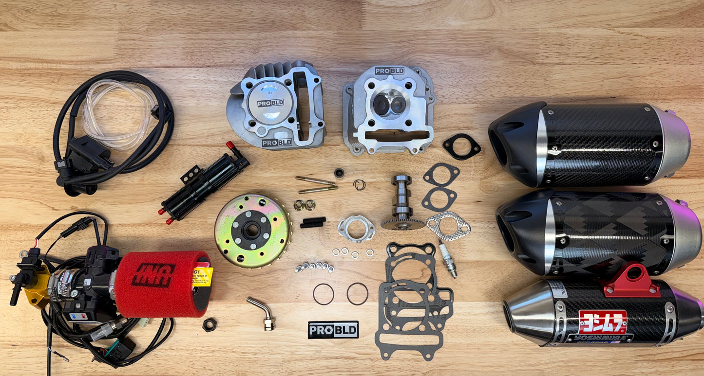 GY6 Stage 3 Engine Package - 172cc - Fuel Injection