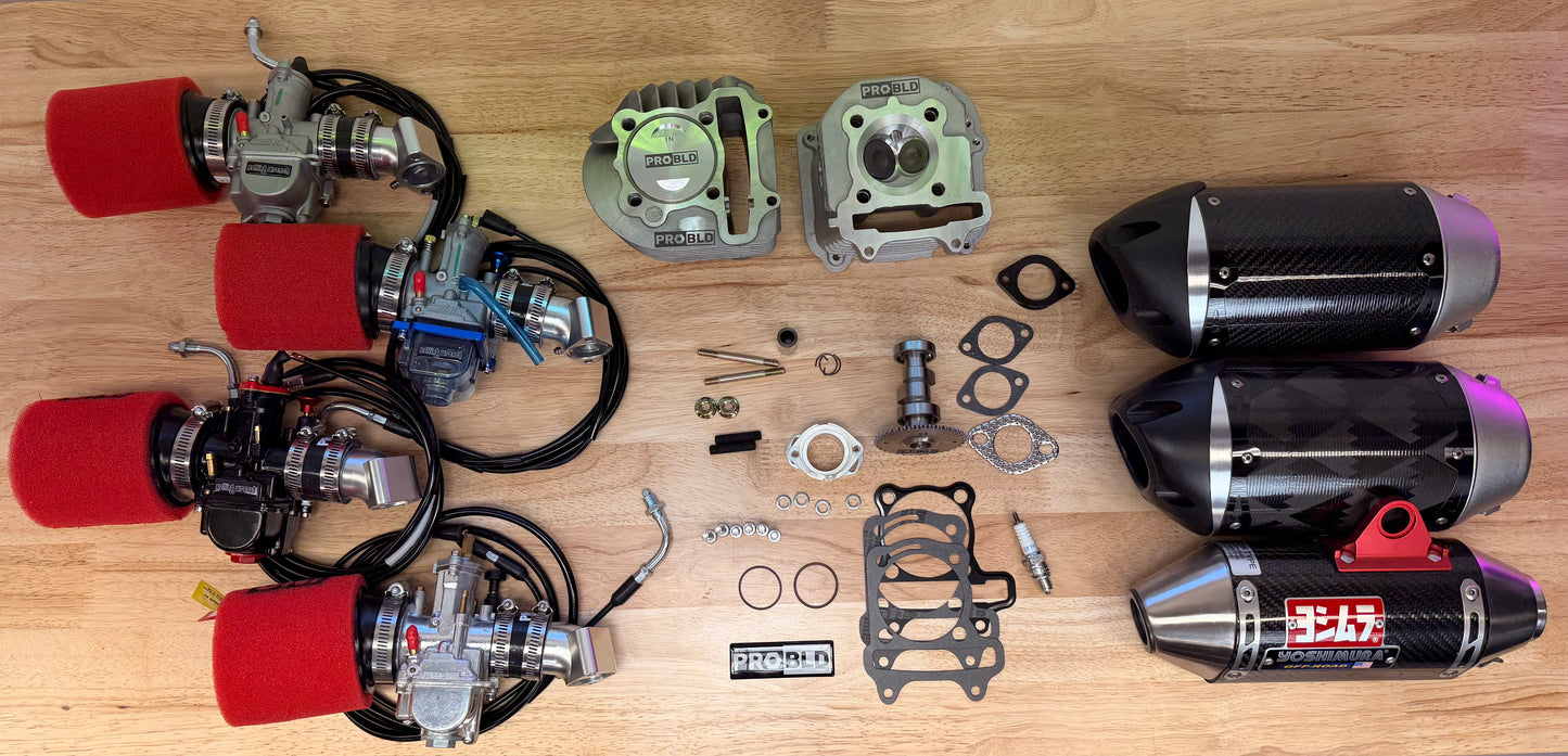 GY6 Stage 3 Engine Package - 172cc - Carbureted