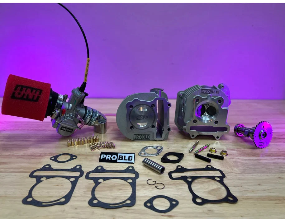 GY6 171cc Big Bore Kit + Head + Cam + Carb Kit (Fits QMJ157)