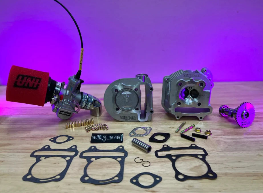 GY6 171cc Big Bore Kit + Head + Cam + Carb Kit (Fits QMJ157)