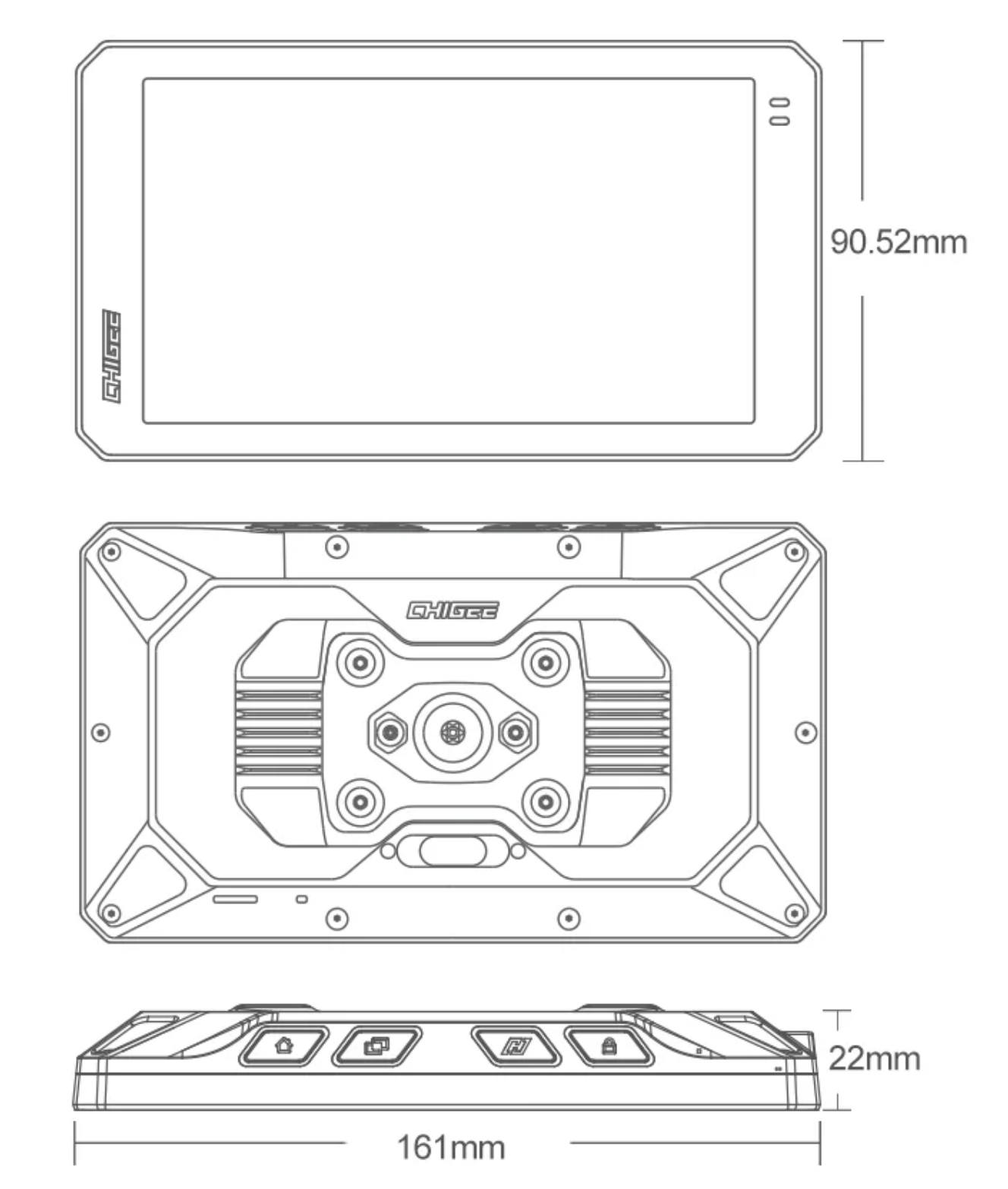 Chigee AIO-6 Max Smart Riding Display