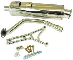 Retro Classic GY6 Performance Exhaust Pipe