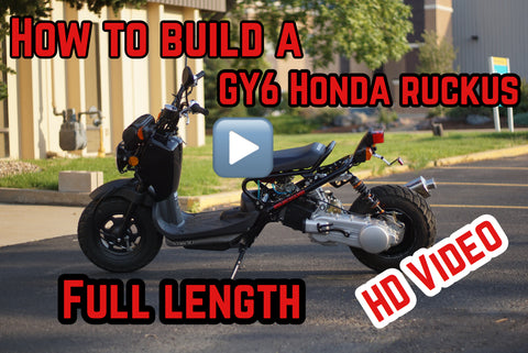 How to build a GY6 Honda Ruckus [OEM LOOK] FULL VIDEO