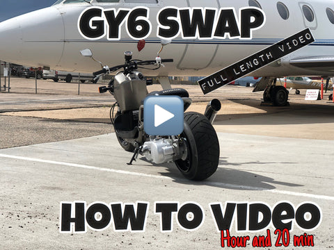 How to build a GY6 Honda Ruckus [LOW/WIDE STRETCH LOOK]  FULL VIDEO