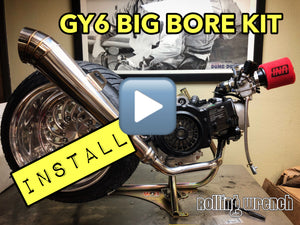 How to install a GY6 big bore kit FULL LENGTH HD VIDEO