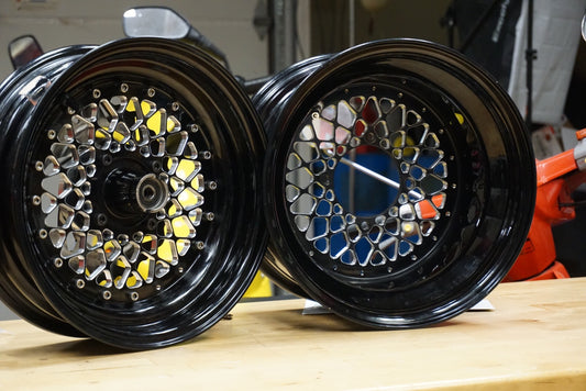 Honda Ruckus GY6 custom billet wheels