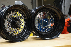 Honda Ruckus GY6 custom billet wheels
