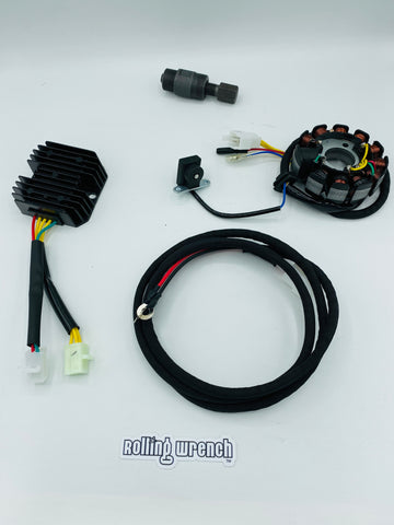 GY6 Charging System Upgrade Kit - 8 Pole to 11 Pole Stator