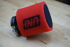 1 3/4” (44mm) Red Pod Air Filter - fits stock GY6 CVK carburetor
