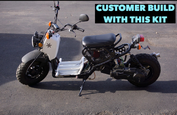 Honda Ruckus GY6 Conversion Kit for Skinny Rear Wheel (NOT INCLUDED)