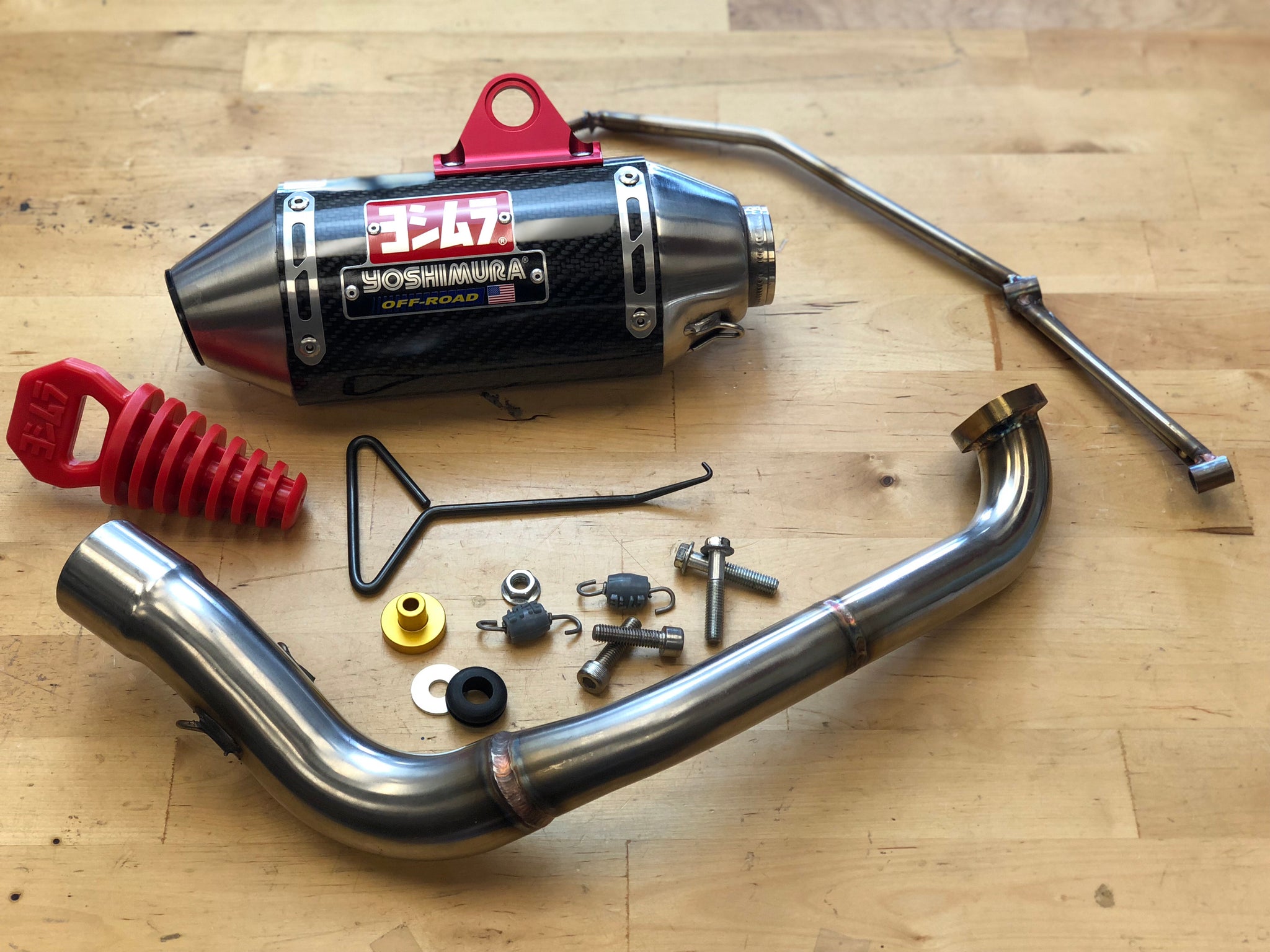 GY6 Yoshimura Carbon Fiber Fatty Exhaust System