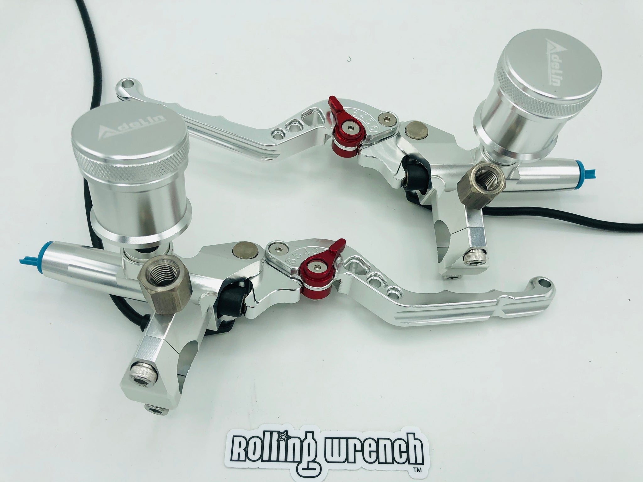 Silver ruckus master cylinders front and rear disc