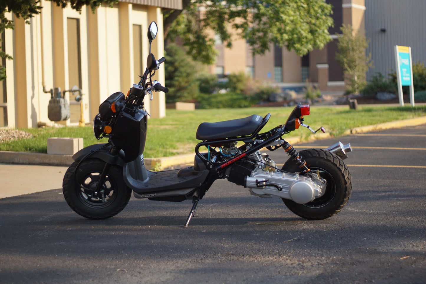 Honda Ruckus GY6 Conversion Kit for Skinny Rear Wheel