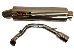 GY6 OEM style performance exhaust