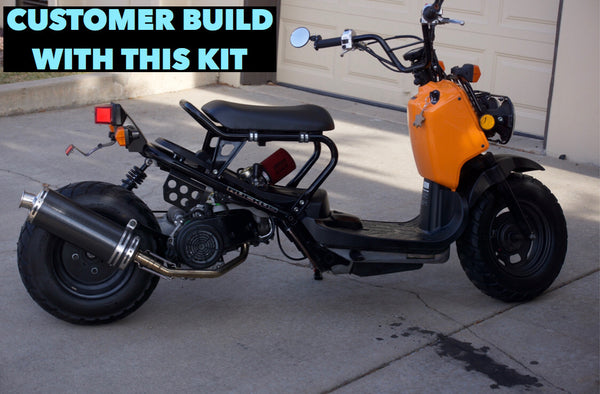 Honda Ruckus GY6 Conversion Kit for Skinny Rear Wheel (NOT INCLUDED)