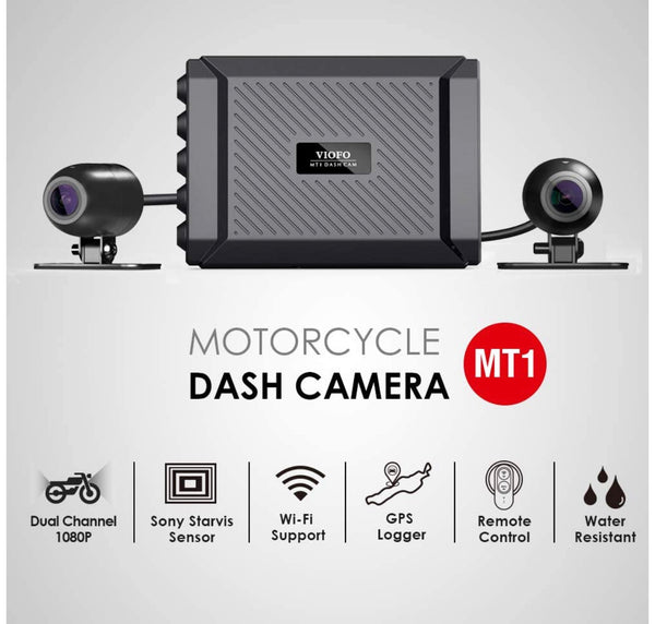 Motorcycle dash camera front and rear 1080p SONY SENSOR