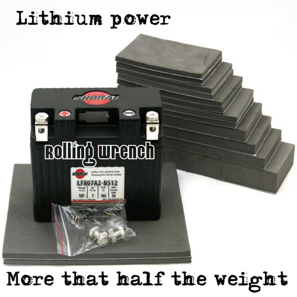 Honda Ruckus / Maddog Lithium Shorai GY6 Battery