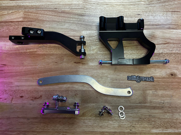 Billet Honda Ruckus Fatty Stretch Mount - Stock Engine