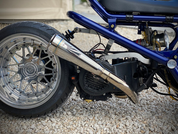 Ruckus GY6 Performance fatty exhaust - HOTLAP Murasaki Shikibu