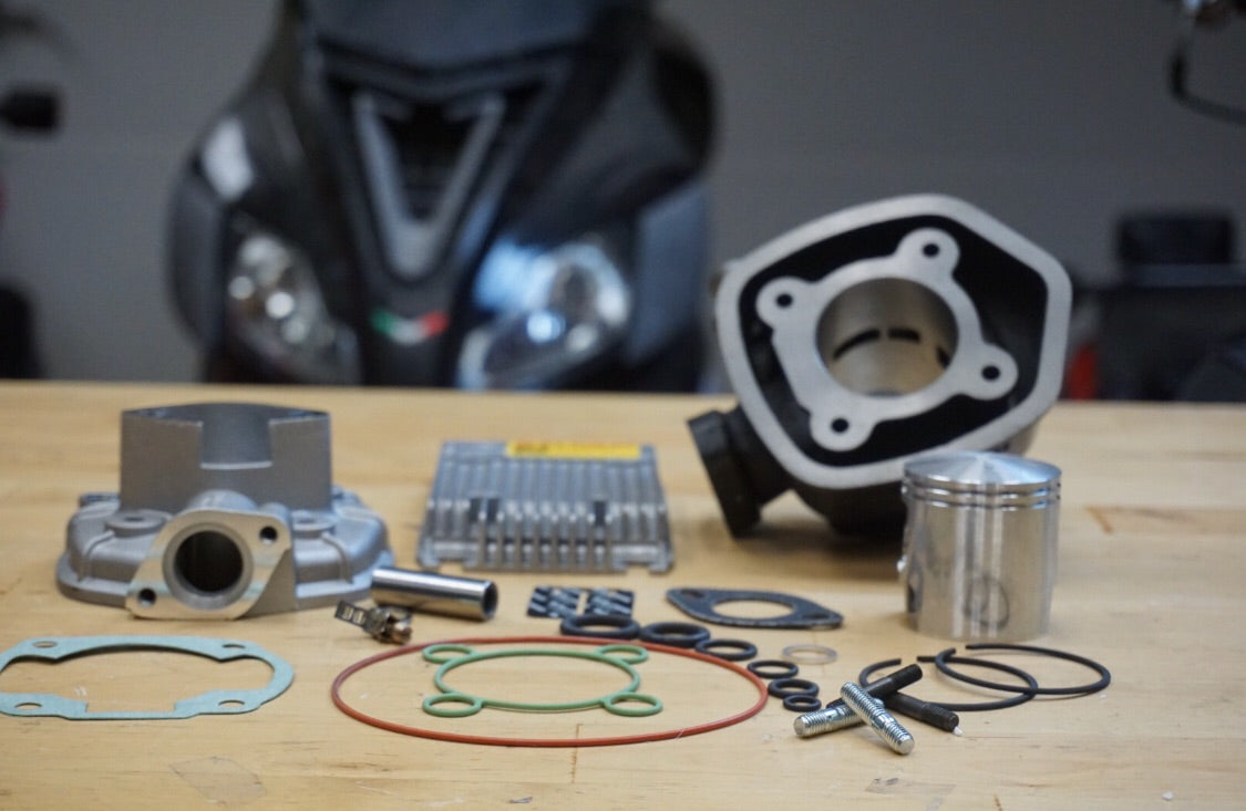 Citomerx 50cc Cylinder Kit For Morini LC Engine - Fits Aprilia SR 50 LC (Year 2000) - 41mm Bore