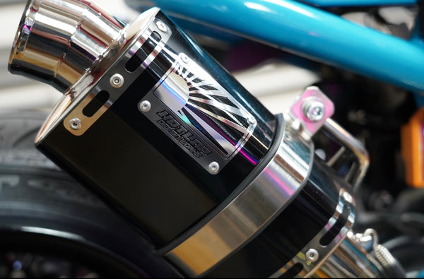 Honda Ruckus GY6 Performance Fatty/Skinny Exhaust - HOTLAP MAMUSHI TYPE 2