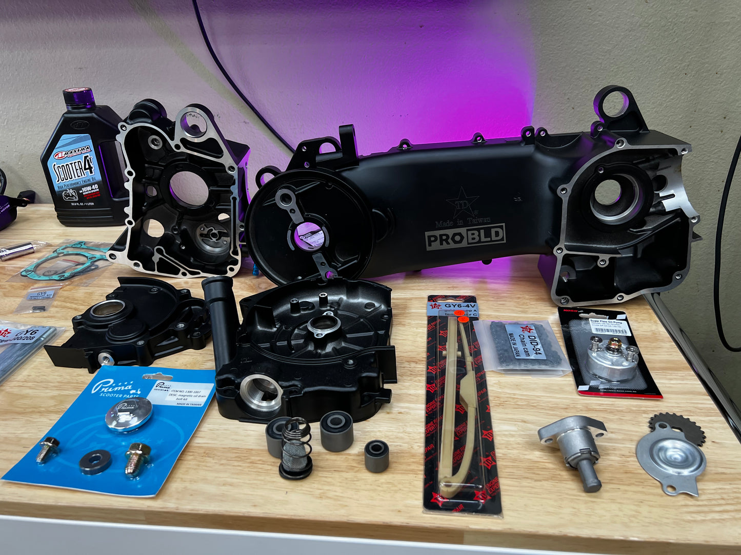 GY6 232cc 2V Water Cooled Complete Engine Kit - PROBLD