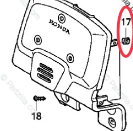 Honda Ruckus Body Battery Box Clip Set (4)