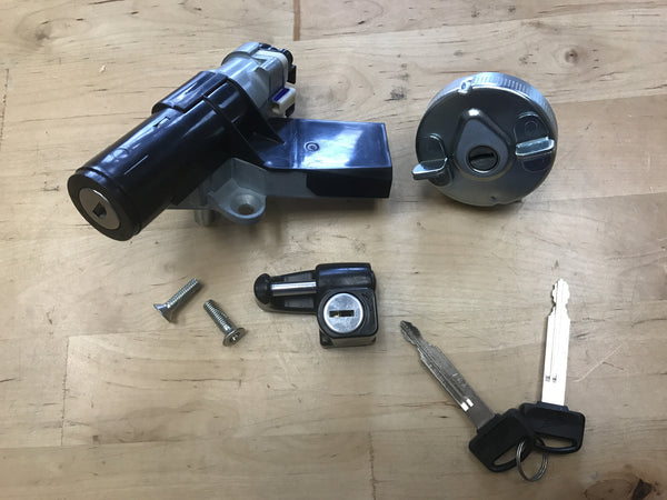Honda Ruckus key, ignition, and helmet lock set