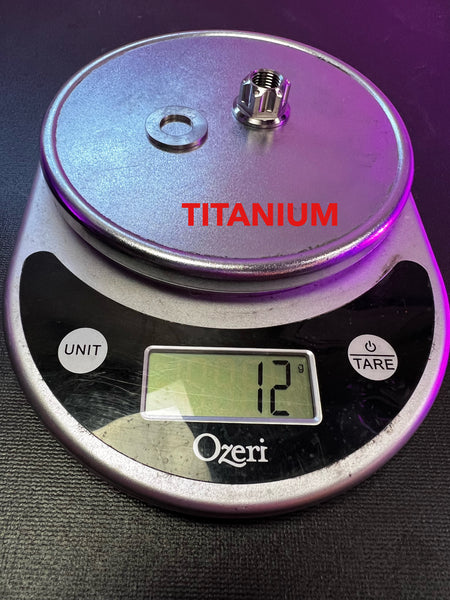Titanium Nut / Washer (For a Clutch, Variator or Flywheel)