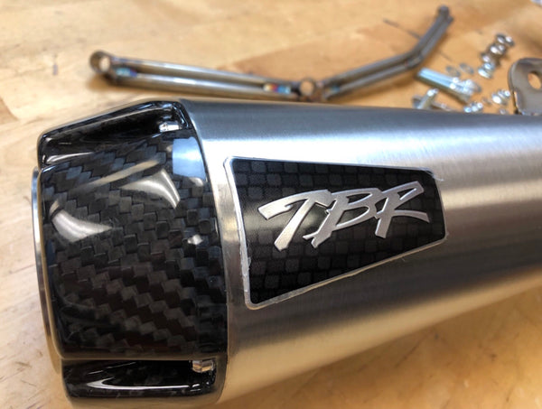 Two Brothers Racing GY6 high mount exhaust